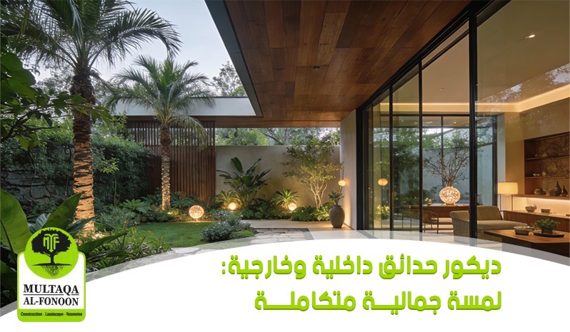 ديكورات الحدائق الداخلية والخارجية: لمسة جمالية متكاملة