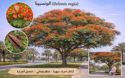 شجرة البونسيانا (Delonix regia)