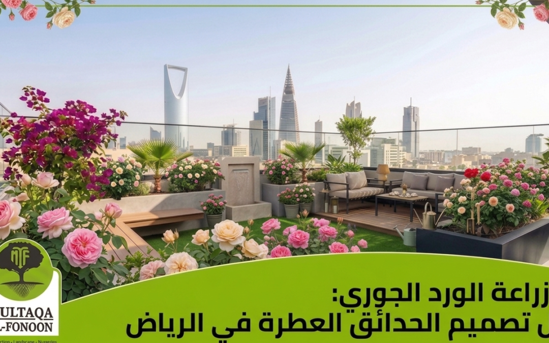 الورد المحمدي (Damask Rose): لمسة الفخامة الأصيلة في تصميمات “ملتقى الفنون”