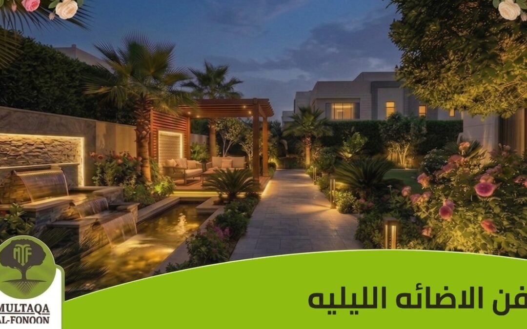 إضاءة الحدائق الليلية: كيف تحول “ملتقى الفنون” حديقتك إلى لوحة مضيئة بعد الغروب؟