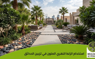 لمسات الطبيعة الساحرة: دليل استخدام الزلط النهري الملون في تنسيق وتزيين الحدائق