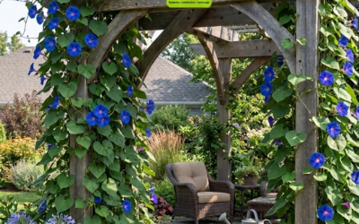 ست الحسن: دليل زراعة وتنسيق متسلقة Ipomoea Morning Glory في الرياض
