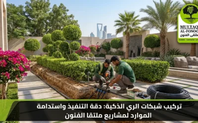 أهمية التصميم الاحترافي لشبكات الري بالرياض