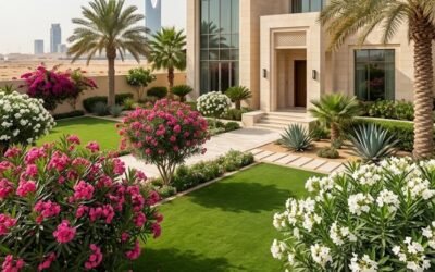 الدفلة: دليل زراعة وتنسيق شجيرة Nerium oleander في الرياض